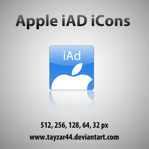 Apple iAd iPhone iCon Set