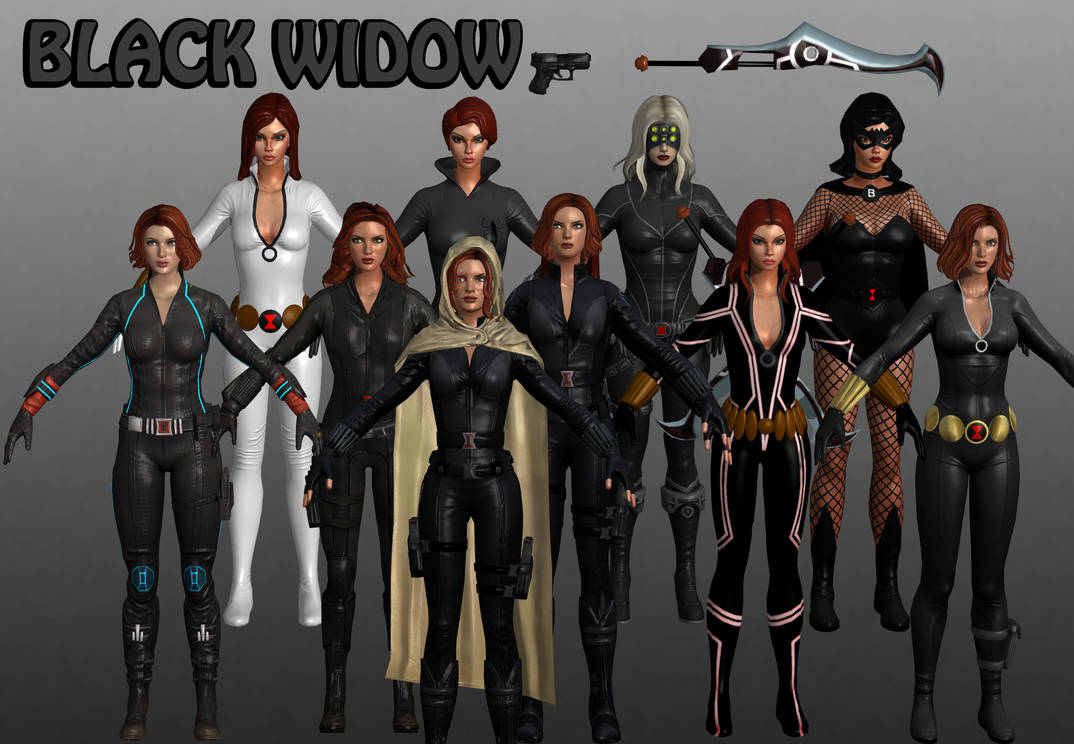 Black Widow Marvel Heroes XNALara by Xelandis on DeviantArt