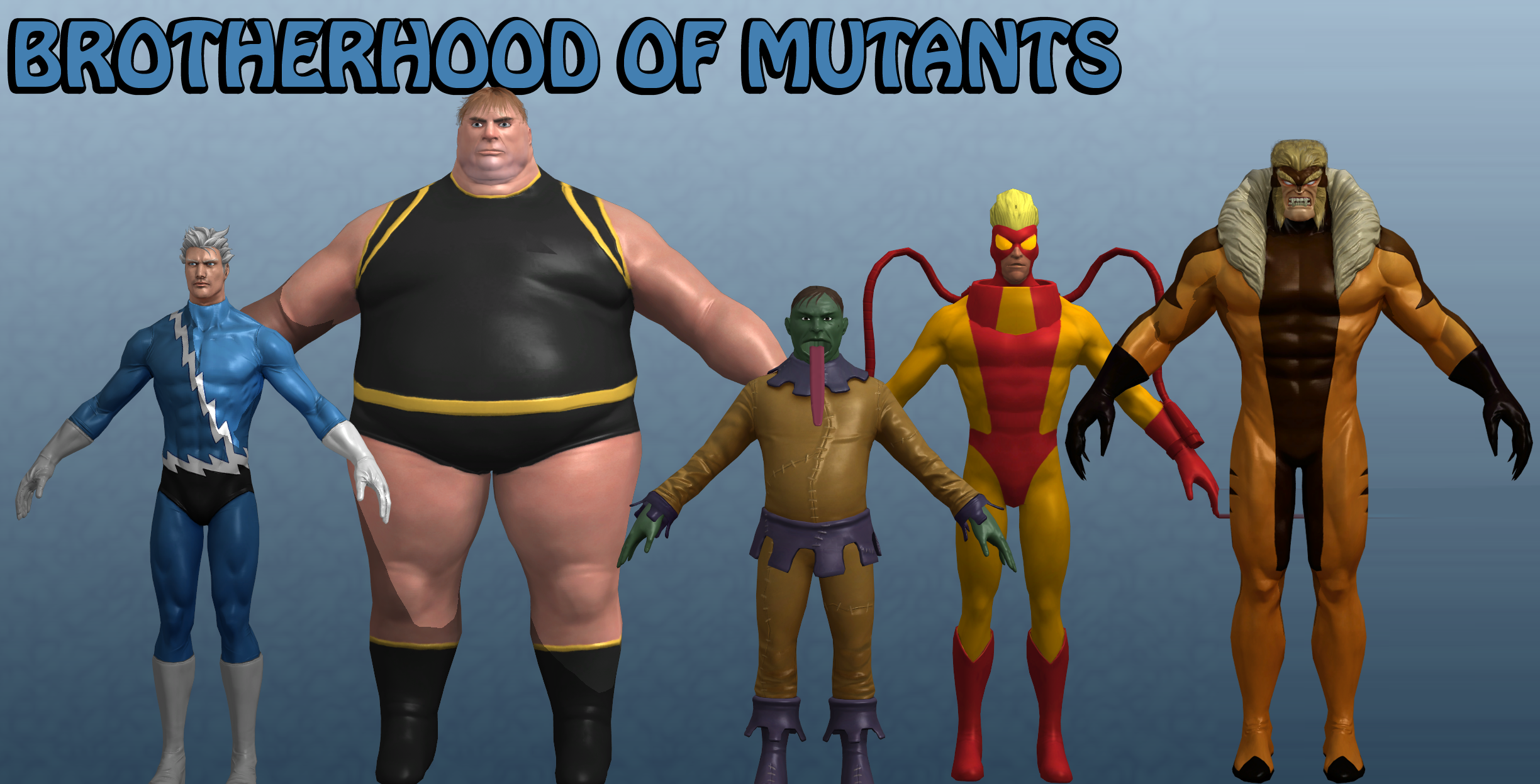 Brotherhood Marvel Heroes XNALara by Xelandis on DeviantArt