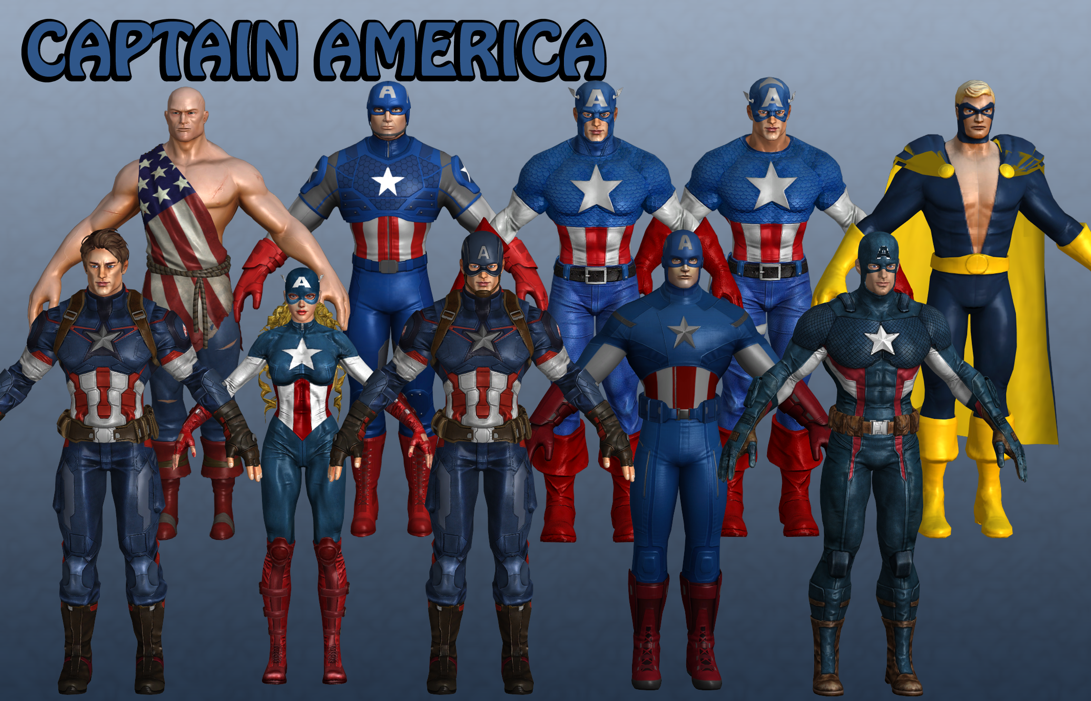 all the captain americas all the captain americas