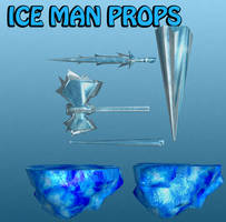 Iceman Props Marvel Heroes XNALara
