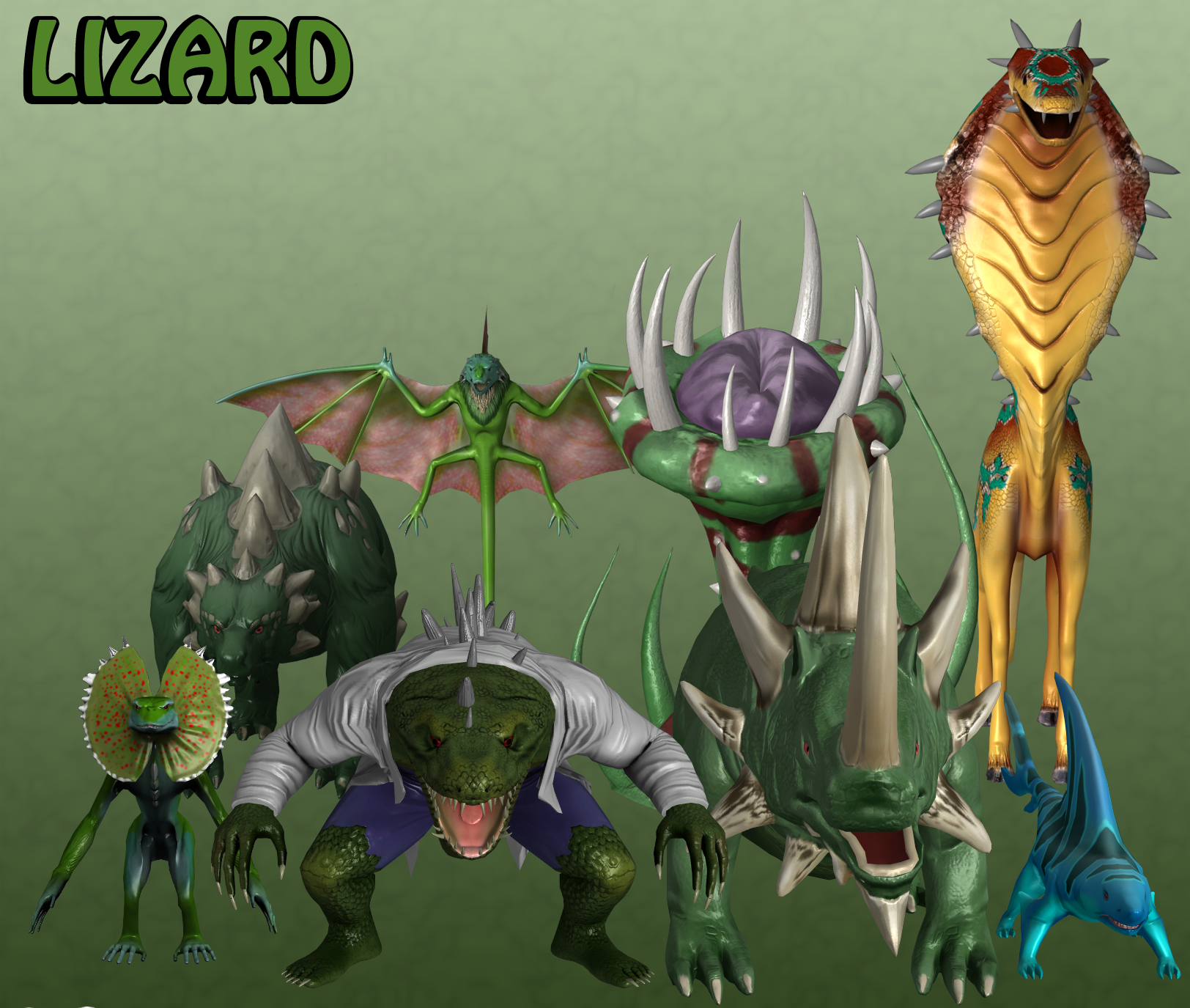 Lizard Marvel Heroes XNALara by Xelandis on DeviantArt