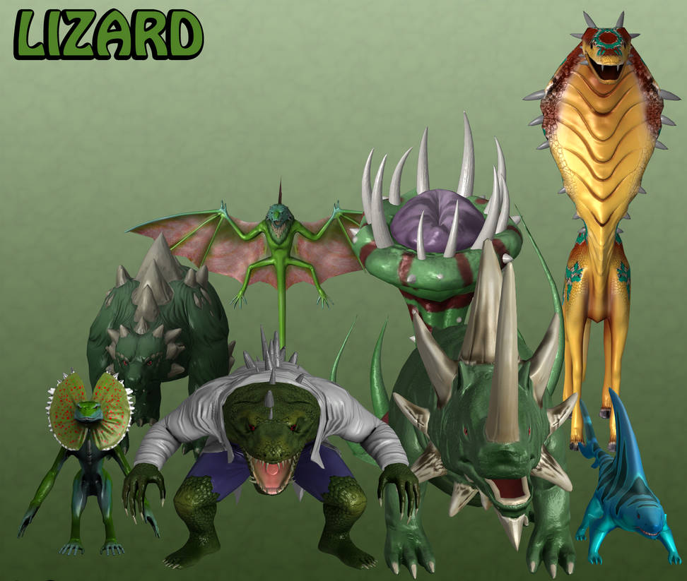 Lizard Marvel Heroes XNALara by Xelandis on DeviantArt
