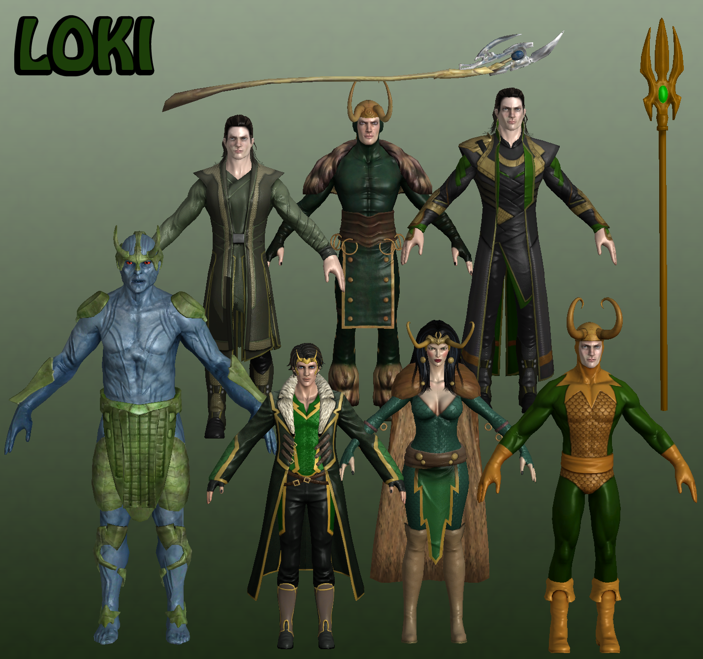 Loki Marvel Heroes XNALara