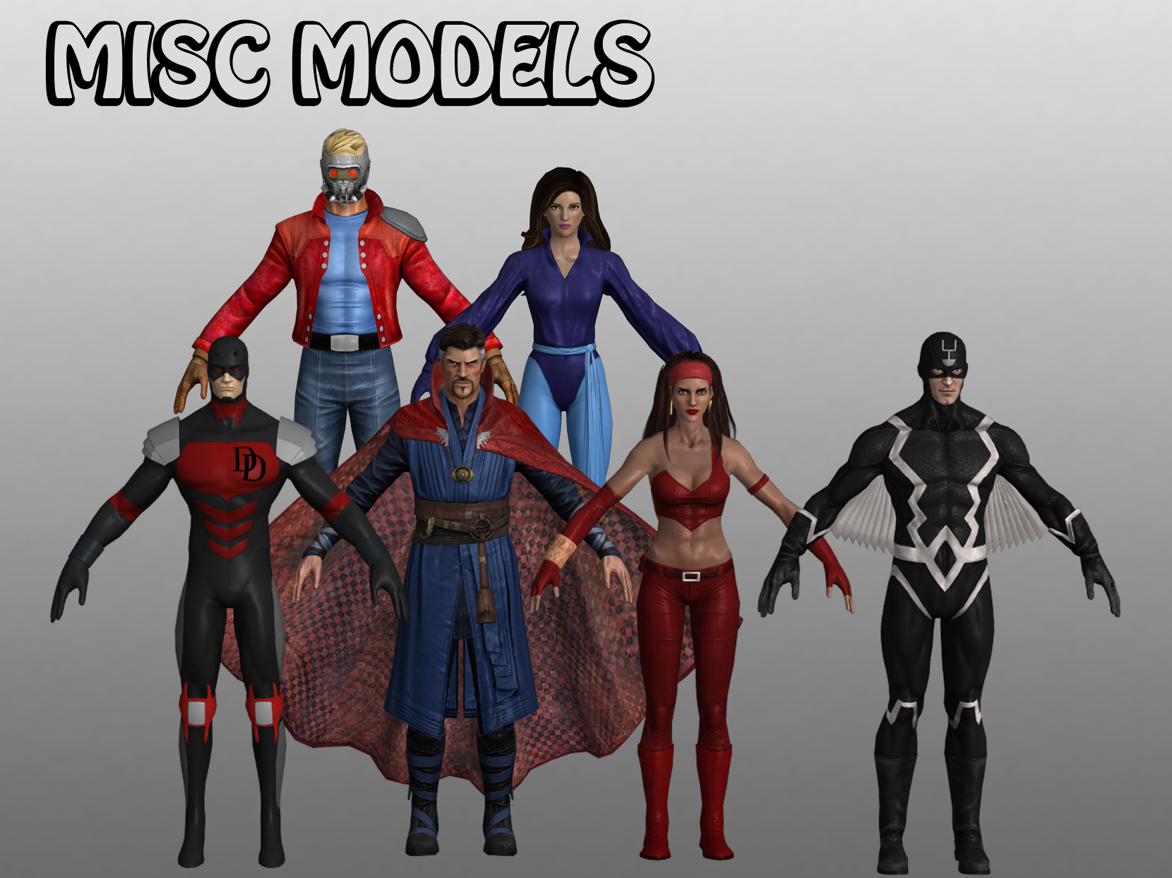 Misc Marvel Heroes XNALara by Xelandis on DeviantArt