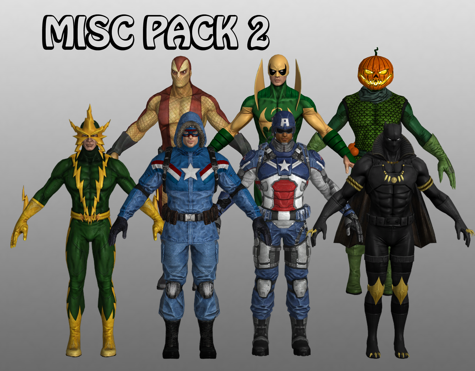 Misc Marvel Heroes XNALara 2 by Xelandis on DeviantArt