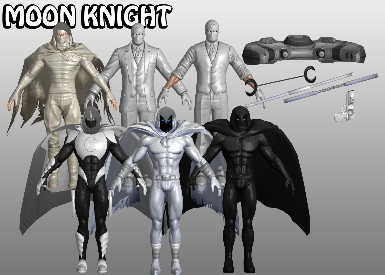 Moon Knight Marvel Heroes XNALara by Xelandis on DeviantArt