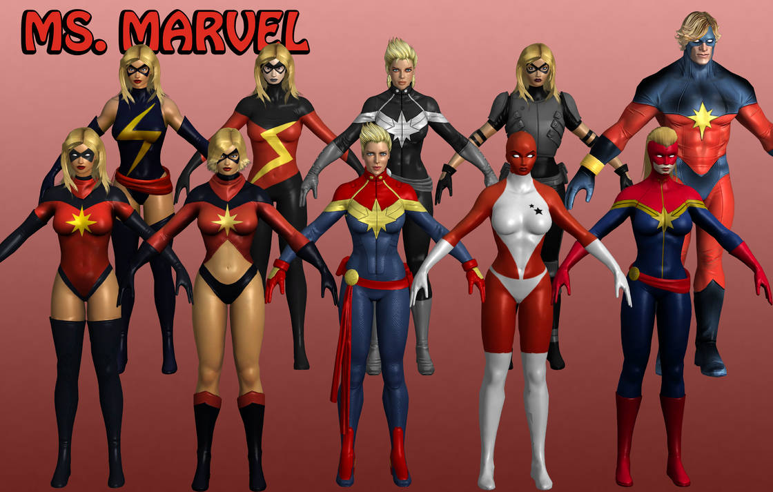 Ms Marvel Marvel Heroes XNALara by Xelandis on DeviantArt