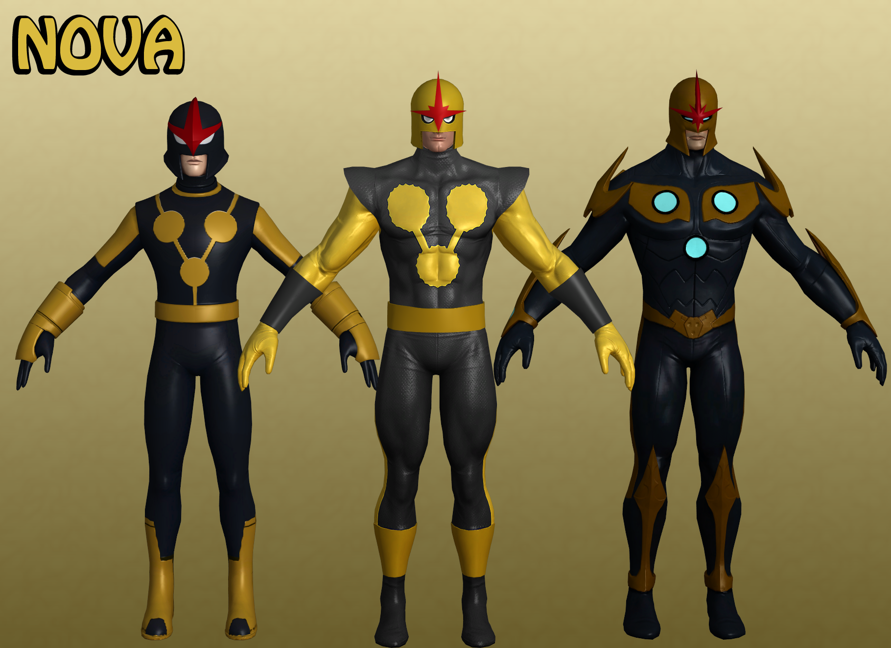 Nova Marvel Heroes XNALara by Xelandis on DeviantArt