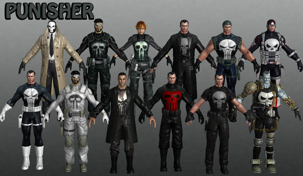 Punisher Marvel Heroes XNALara