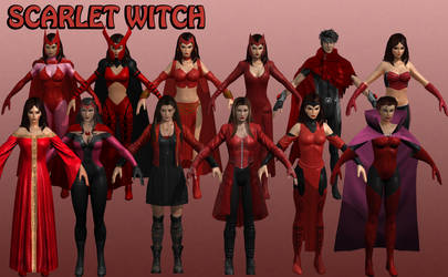 Scarlet Witch Marvel Heroes XNALara