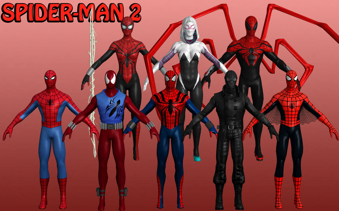 Все версии человека паука. Костюм человека паука. Человек паук разные костюмы. Альтернативные костюмы человека паука. Костюмы разных человеков пауков.