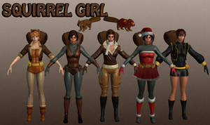 Squirrel Girl Marvel Heroes XNALara