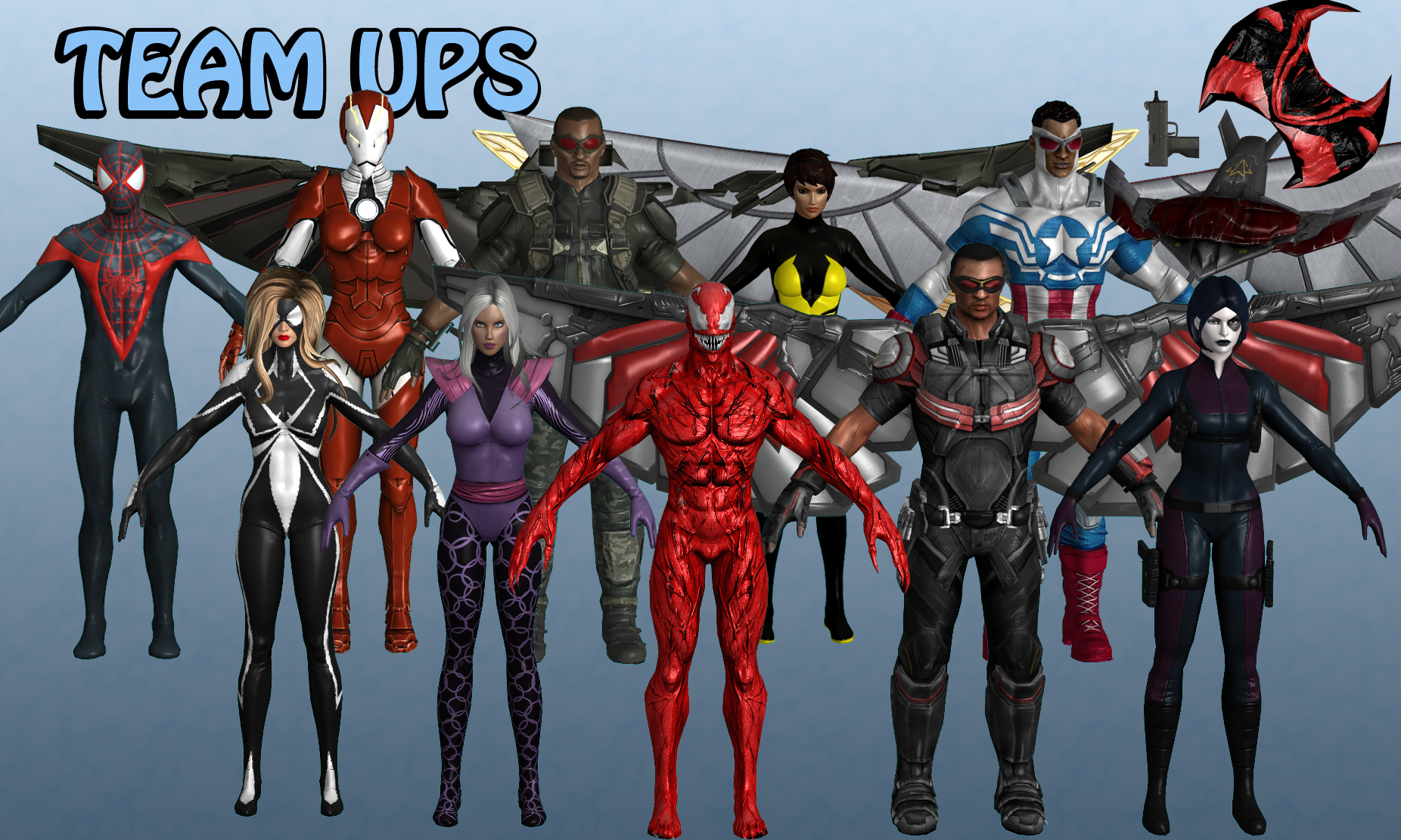 Team-Ups Marvel Heroes XNALara 1 by Xelandis on DeviantArt