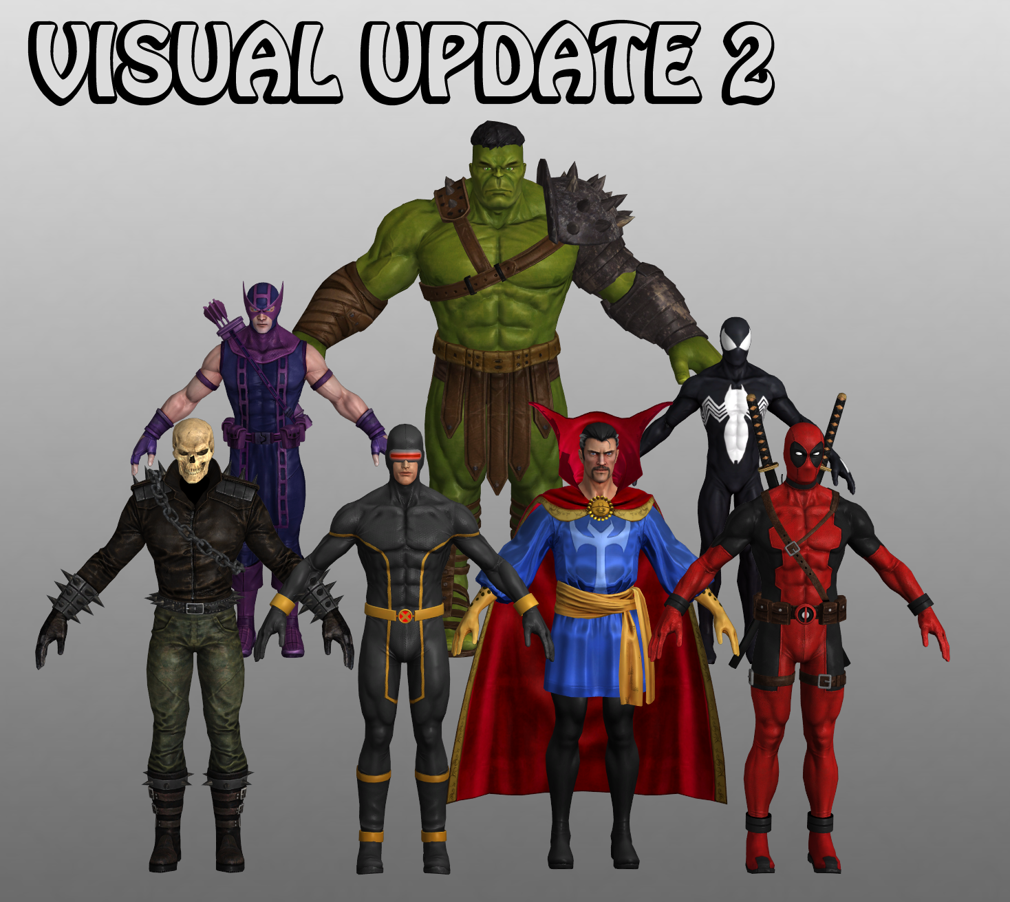 Visual Update Marvel Heroes XNALara 2 by Xelandis on DeviantArt