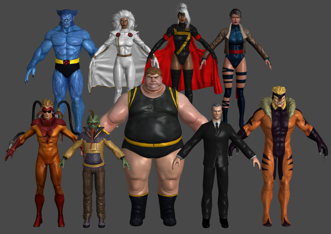 X-Men Misc Pack XNALara Marvel Heroes by Xelandis on DeviantArt