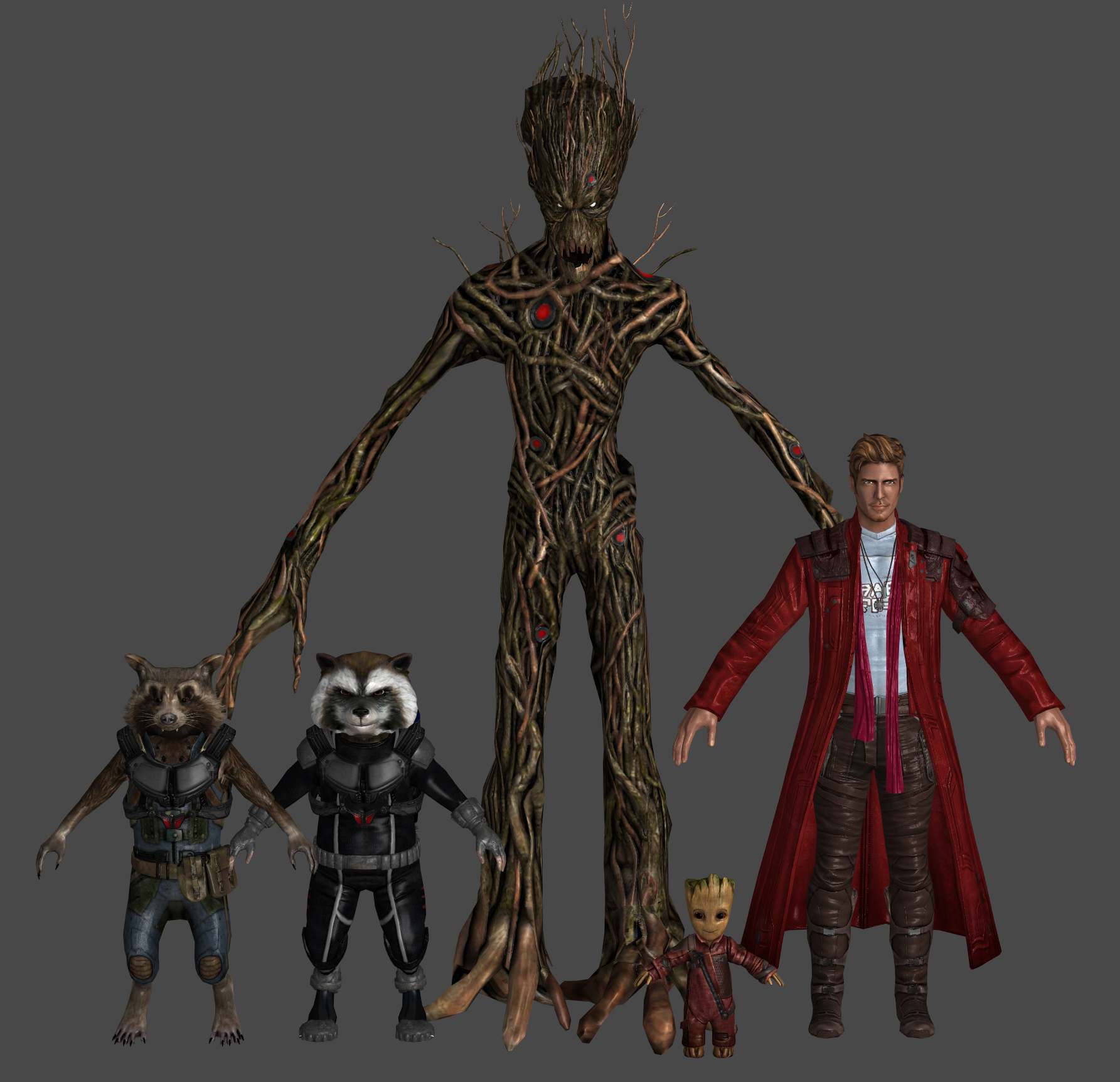 Guardians VU Pack Marvel Heroes XNALara