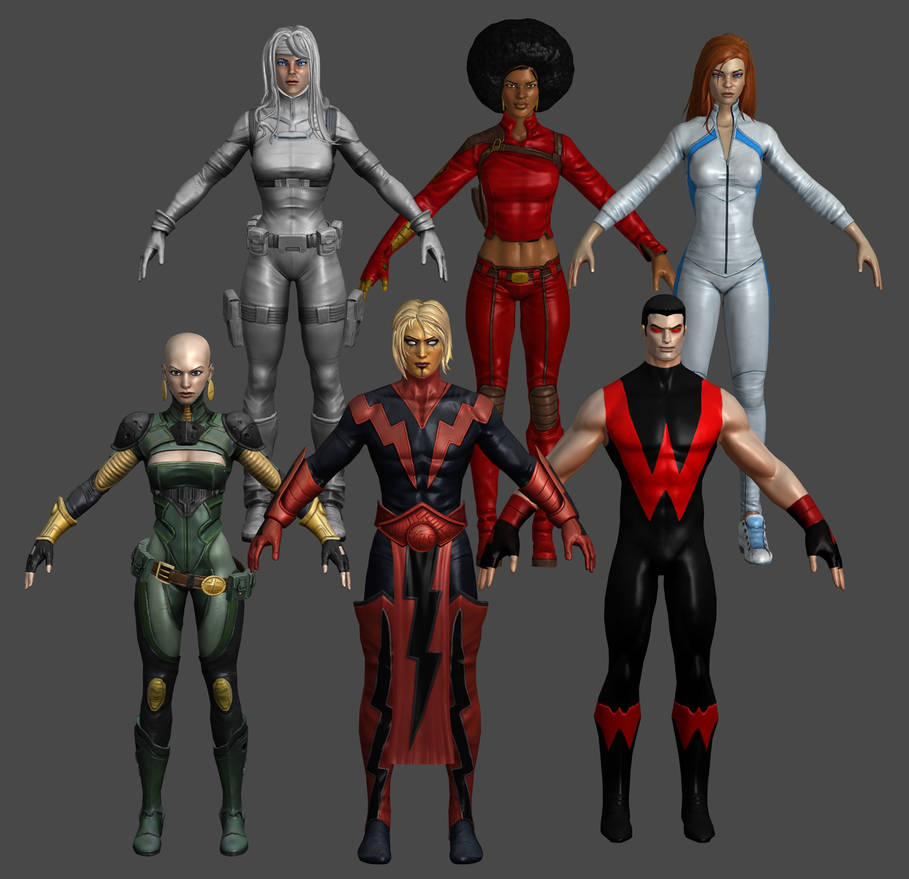 Random Pack Marvel Heroes XNALara by Xelandis on DeviantArt