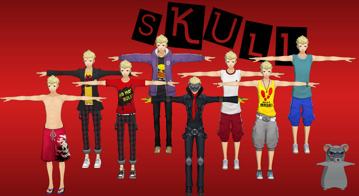 Persona 5: Skull Pack XNALara (Update 2) by Xelandis on DeviantArt