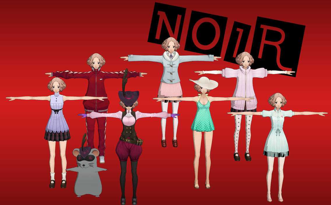 Persona 5: Noir Pack XNALara (Update 1) by Xelandis on DeviantArt