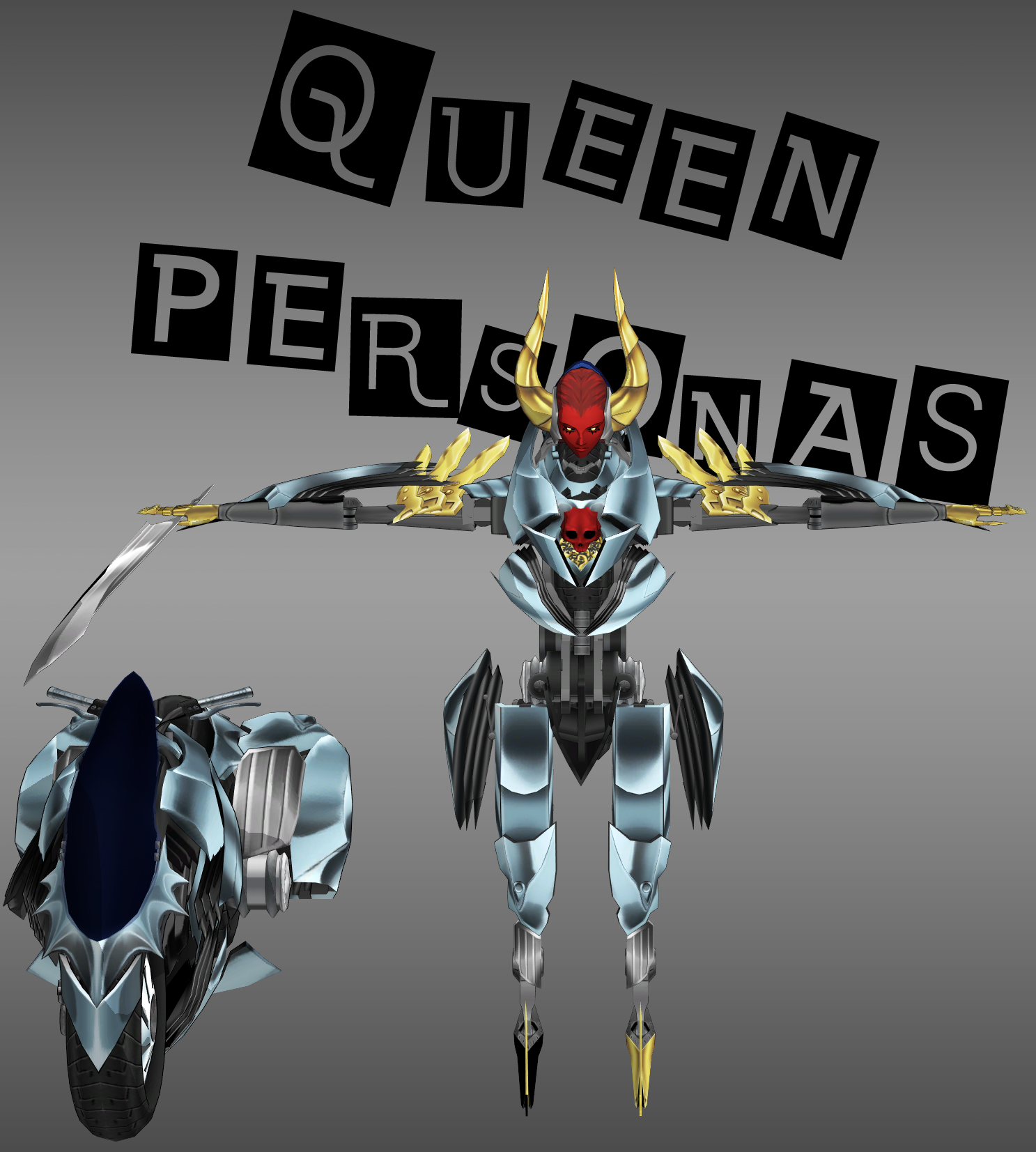 Persona 5: Queen Personas Pack XNALara by Xelandis on DeviantArt