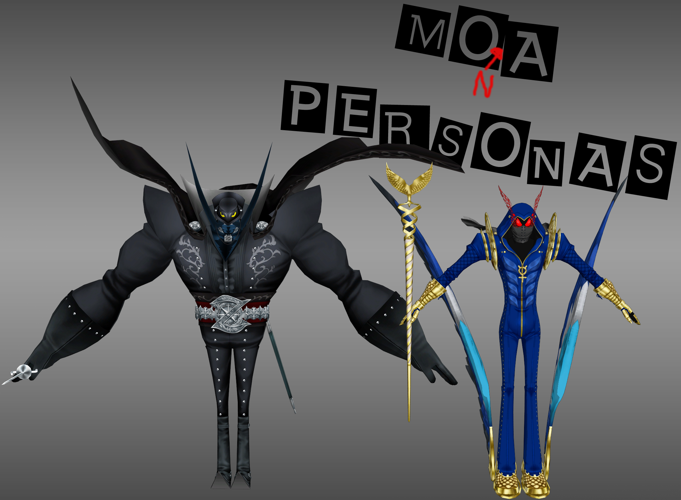 Persona 5: Mona Personas Pack XNALara by Xelandis on DeviantArt. 