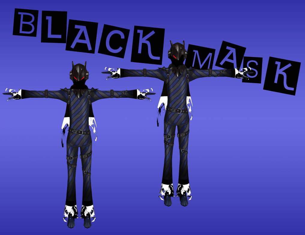 Persona 5 Black Mask Pack XNALara by Xelandis on DeviantArt