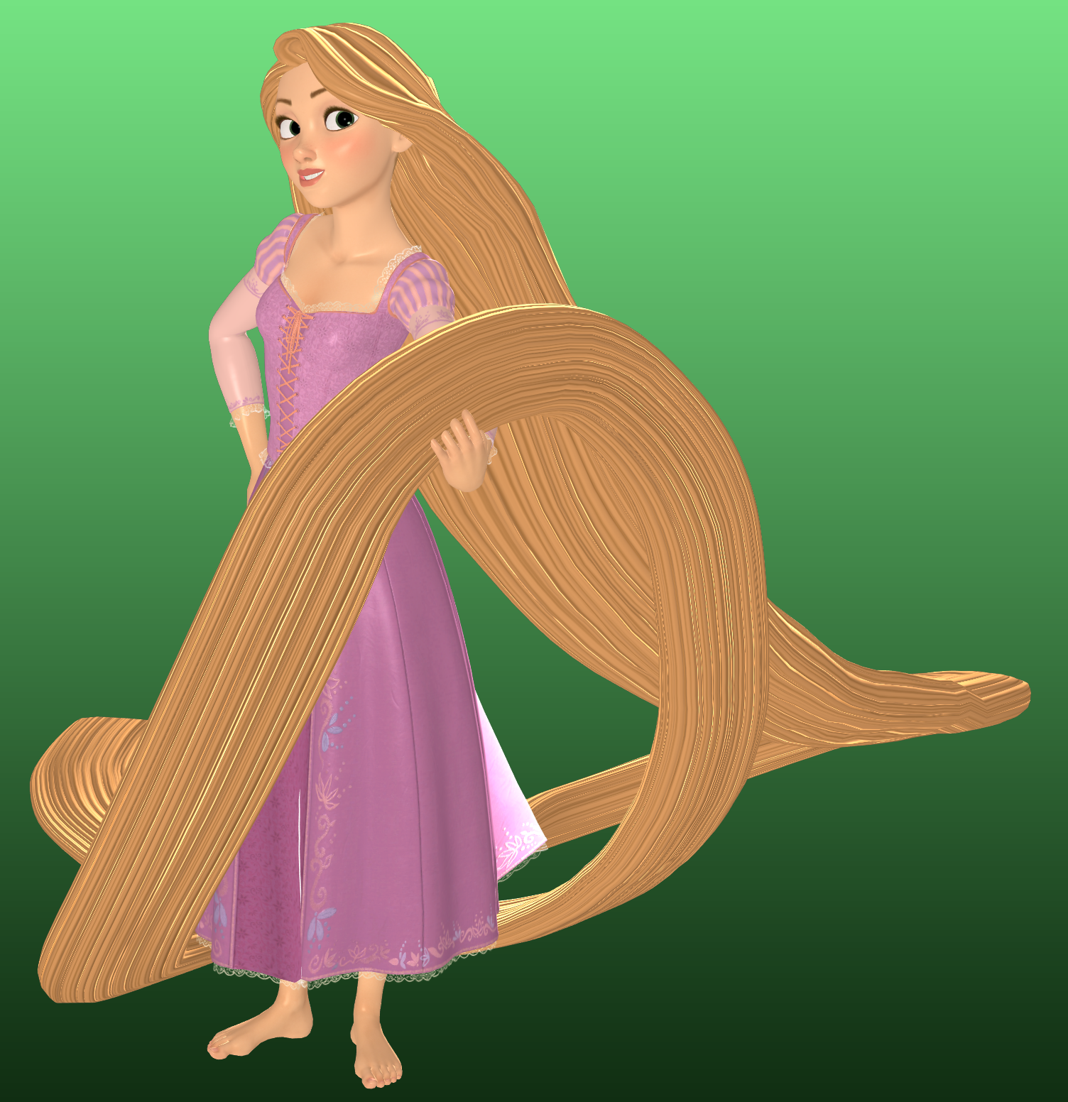 KH3 - Rapunzel (Long Hair) XPS.