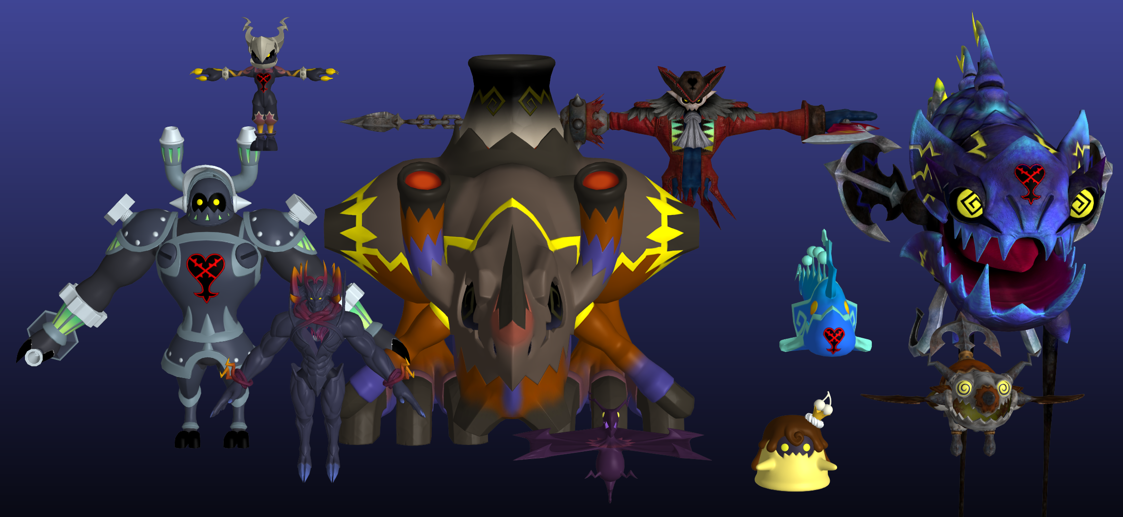 KH3 Heartless Pack 2 XPS by Xelandis on DeviantArt