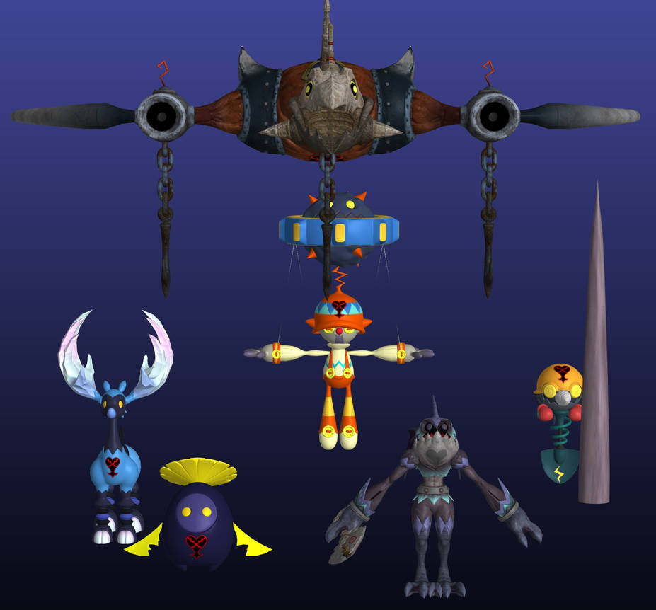KH3 - Heartless Pack 4 XPS by Xelandis on DeviantArt