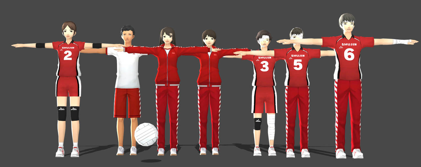Persona 5: School Sports Misc XPS by Xelandis on DeviantArt