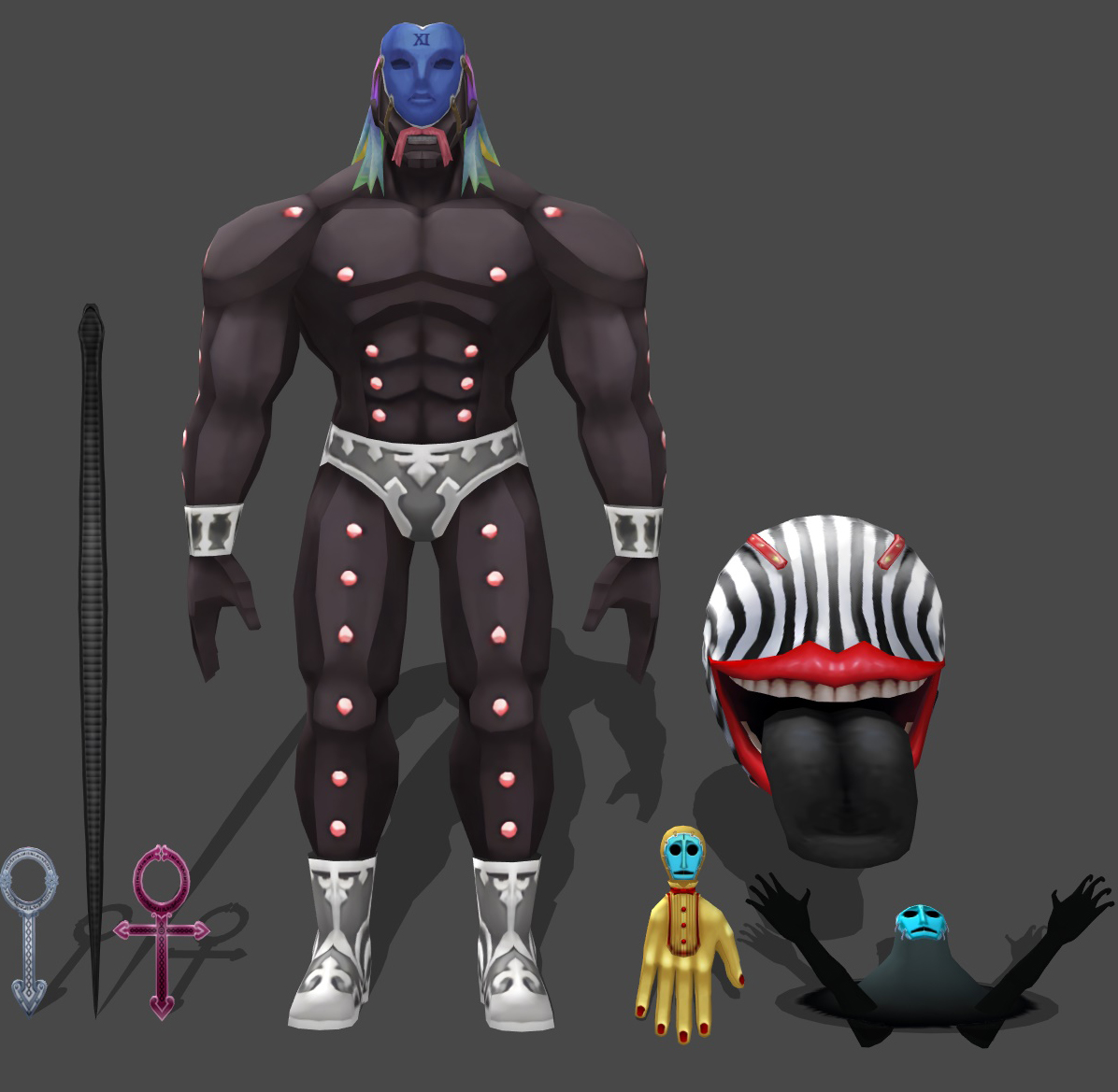 P4 - Enemies Pack 1 XPS by Xelandis on DeviantArt