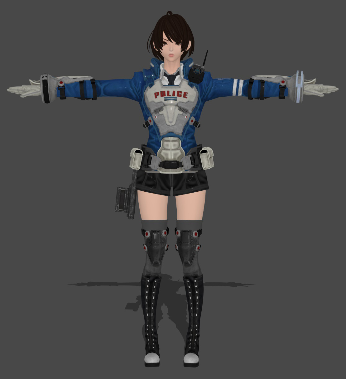 Astral Chain Akira Howard (Female) XPS by Xelandis on DeviantArt