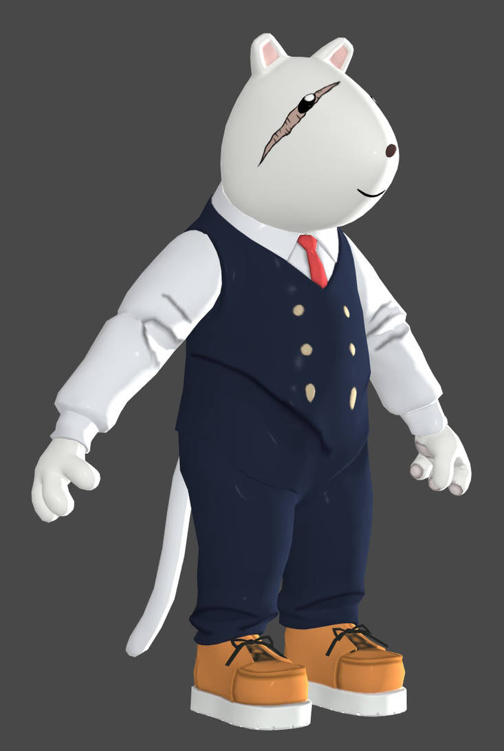 MHA Principal Nezu XPS by Xelandis on DeviantArt