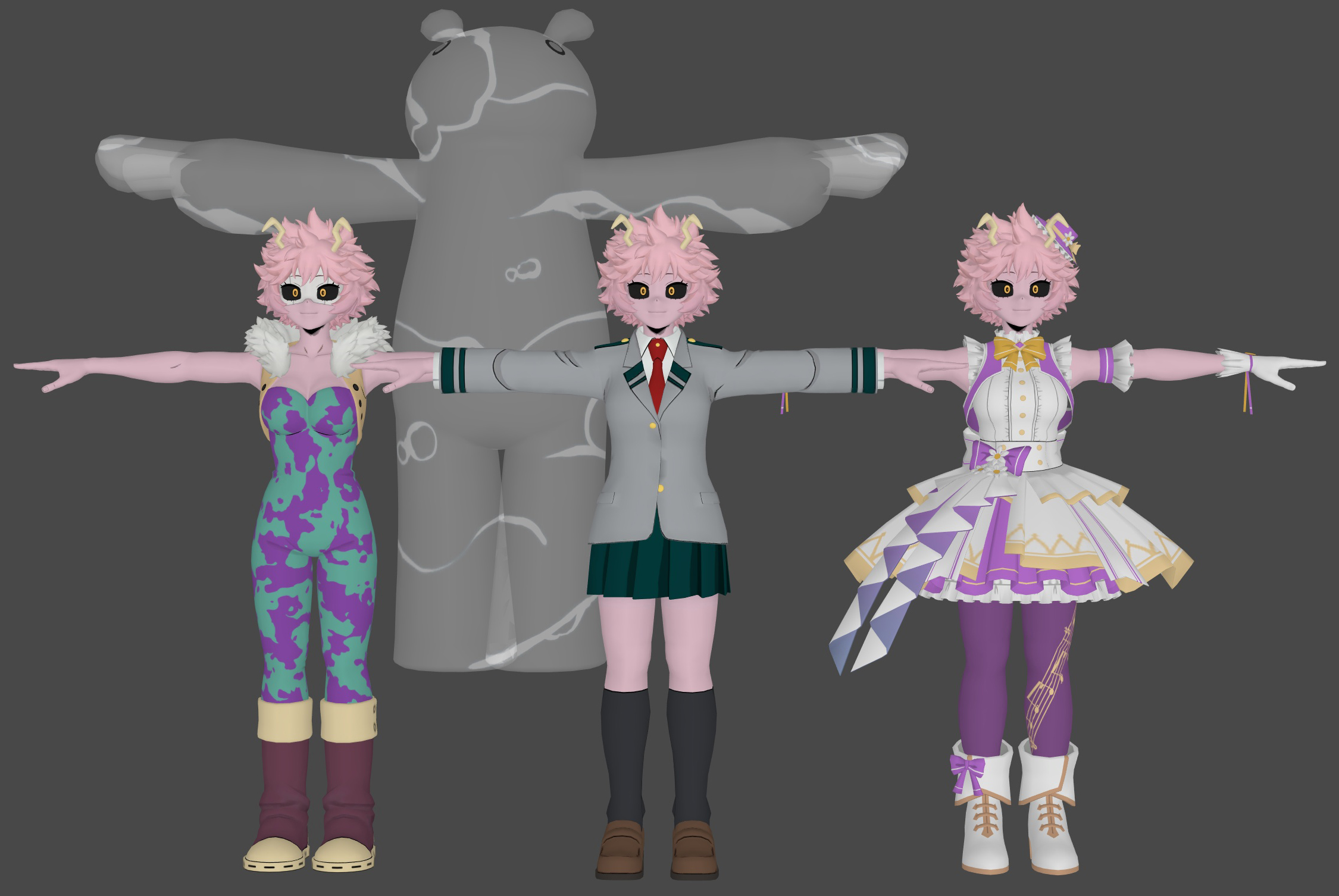 MHAJ Mina Ashido XPS by Xelandis on DeviantArt