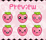 Strawberry Emotes Set