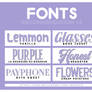 +FONTS PACK RECOMMENDATION #003