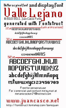 Valle Lejano Font