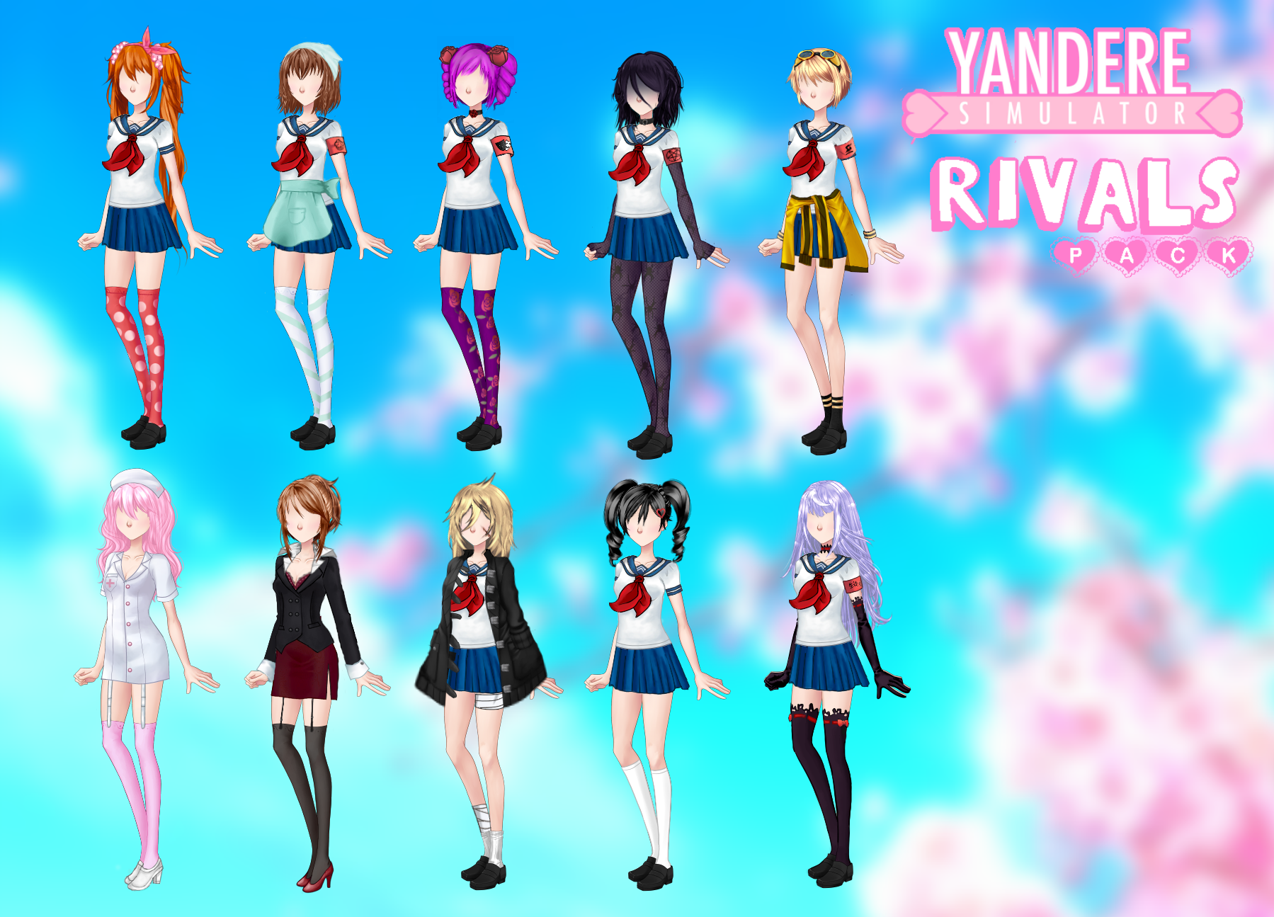 yandere simulator rivals aesthetic yandere simulator rivals aesthetic