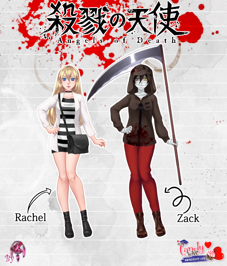 Zack Y Rachel Final  Angels Of Death (Satsuriku No Tenshi) 