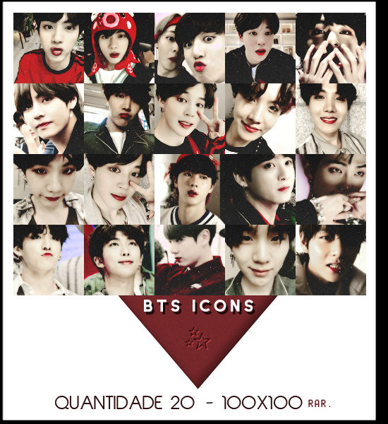 BTS icons by RohARamos on DeviantArt