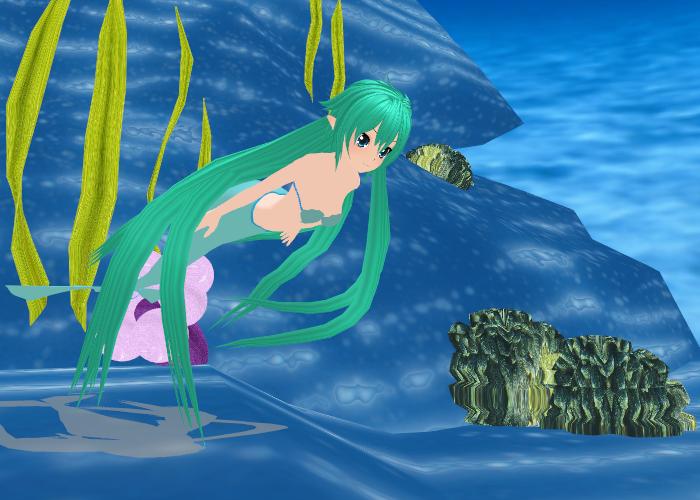 MMD - mermaid and beta motion data test