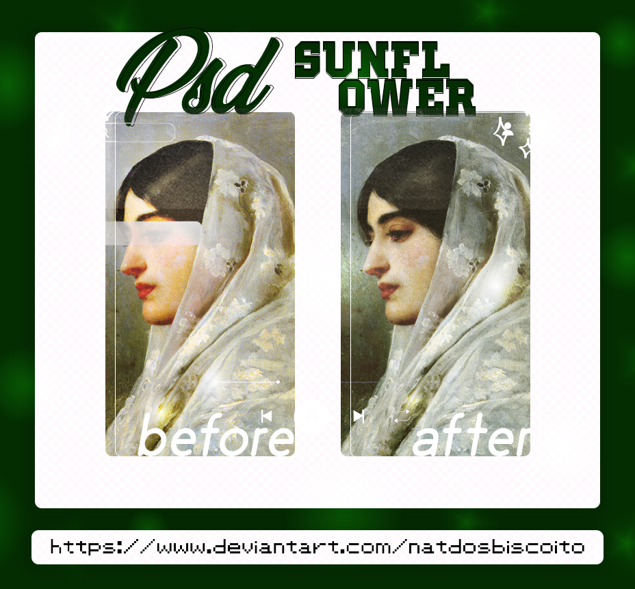 PSD - Sunflower by Natdosbiscoito on DeviantArt