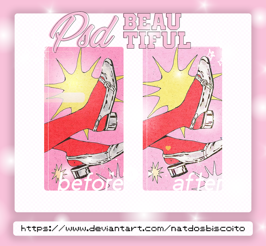 PSD - Beautiful by Natdosbiscoito on DeviantArt