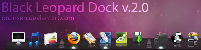 Black Leopard 3D Dock v.2.0