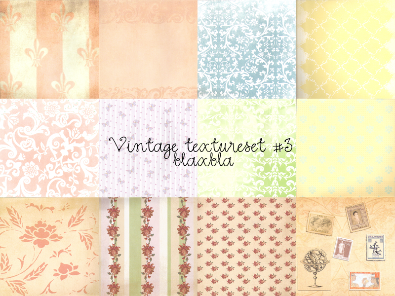 Vintage texture set 3