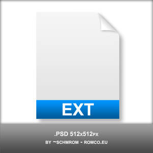 Filetype Icon PSD