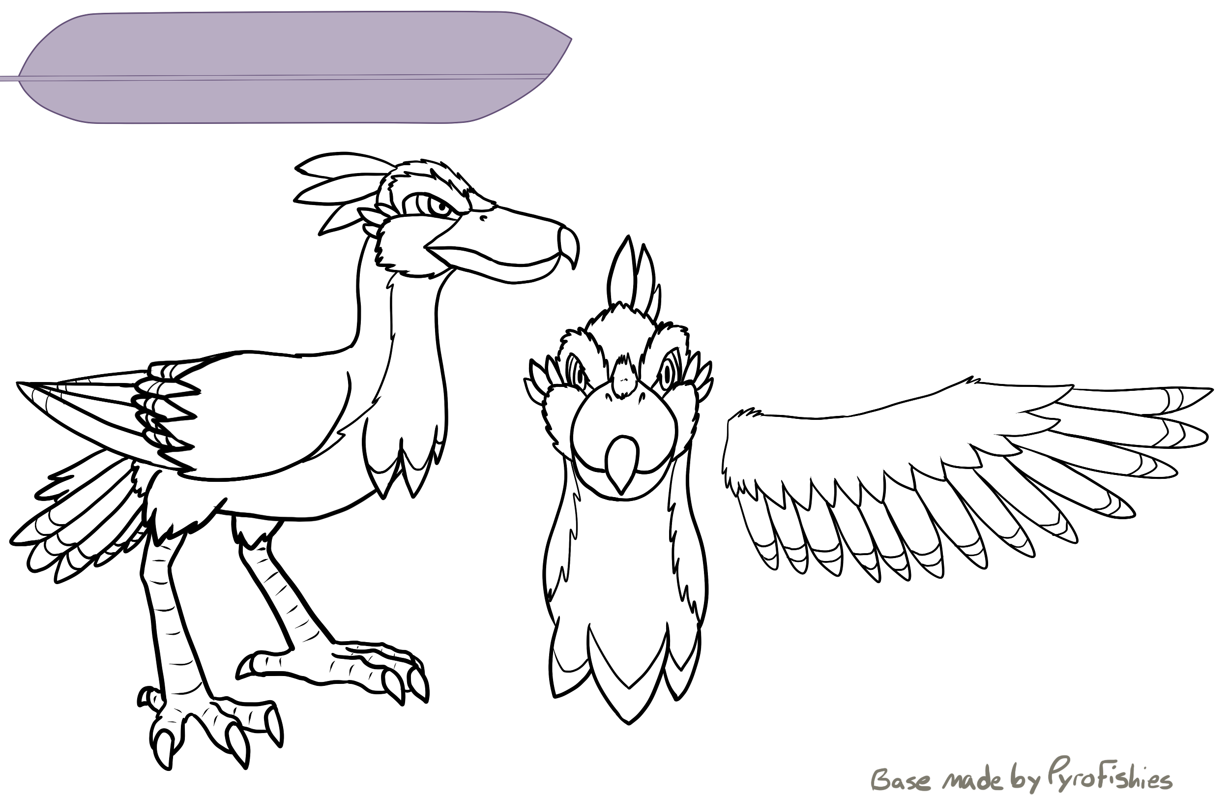 Loftwing Reference Base by PyroFishies on DeviantArt