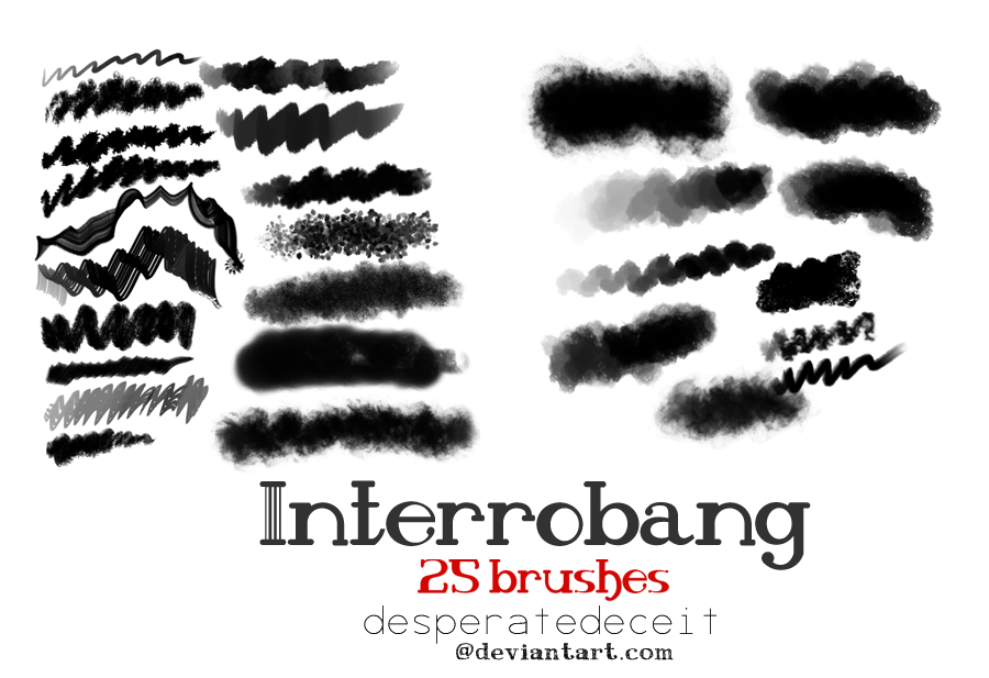 Interrobang Painting Brushes