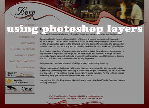 Using Photoshop Layers